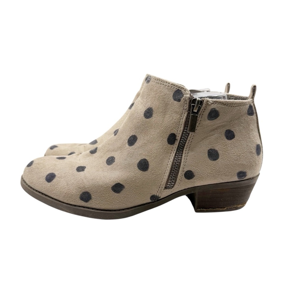 Carlos Santana Brie Polka Dot Ankle Boots size 9.5